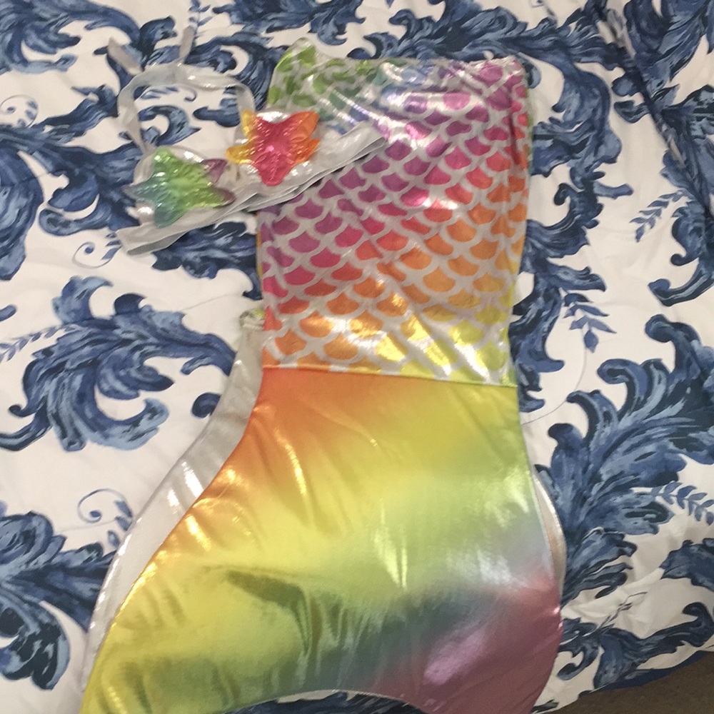 MERMAiD Girl’s Costume BeachTheme Beachside TeenBeachMovie SwimParty Sz8-10